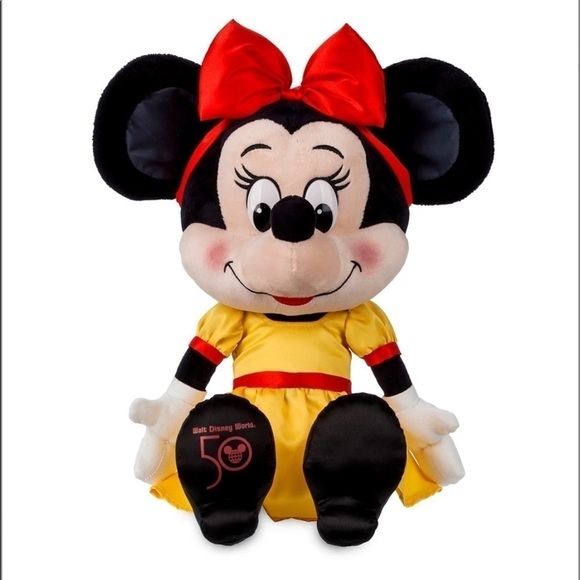 MINNIE Mouse Retro Plush – Walt Disney World 50th Anniversary – Medium 15'' - Picture 4 of 6